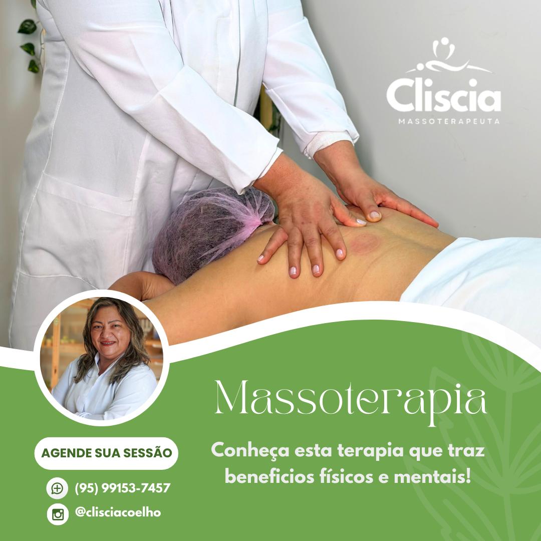 Cliscia Massoterapeuta Terapias integrativas e ozônioterapia para alívio de dores